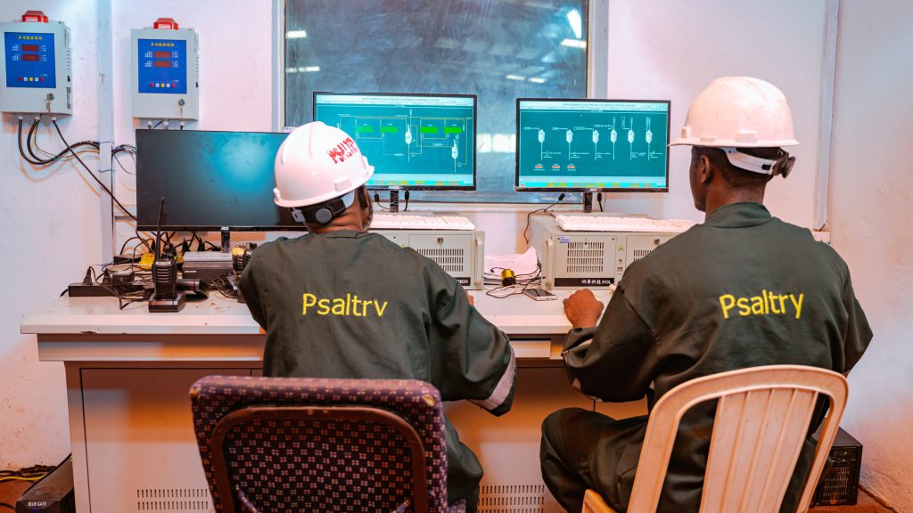 Men working in Lab at Psaltry International Company Limited